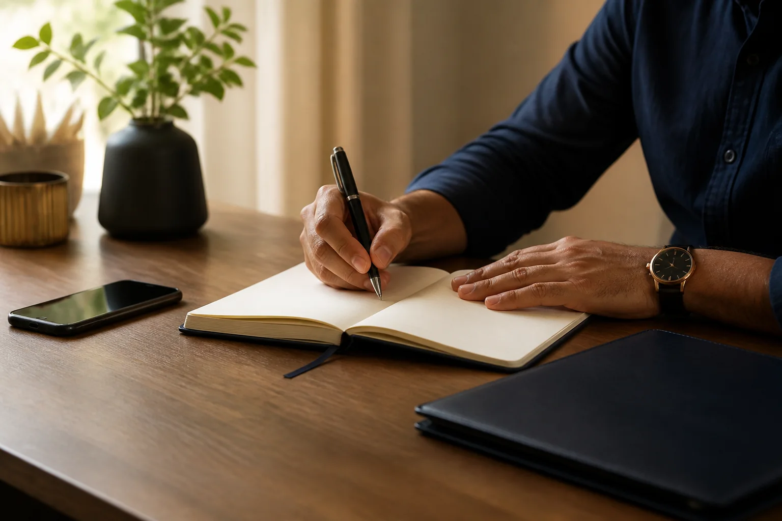 Clients in a private setting representing relationship and shared-decision consultation